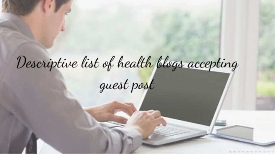 health blogs that accept guest posts