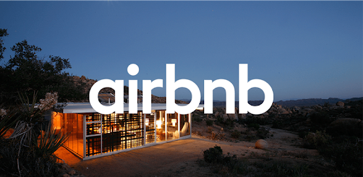 landing page of airbnb