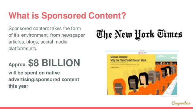 sponsored content